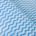 Blue wave printed nonwoven fabric as kitchen rag